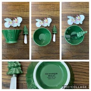 Christmas Dip and Spreader Set by October Hill